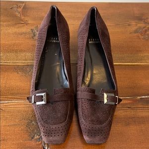 Stuart Weitzman Brown kitten Heels
